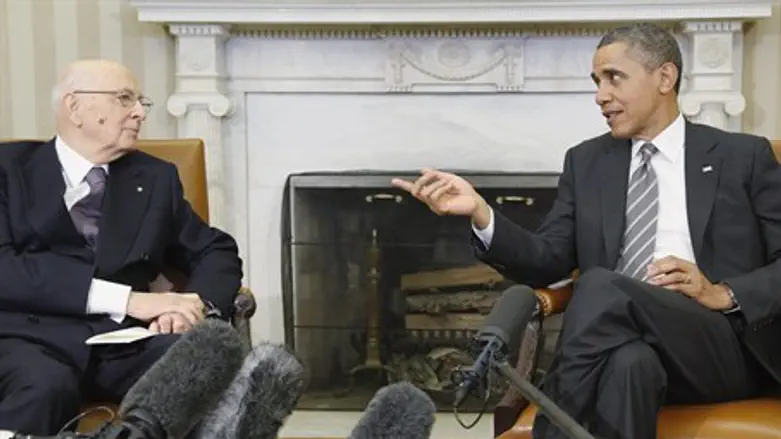President Obama meets with Italy’s President 