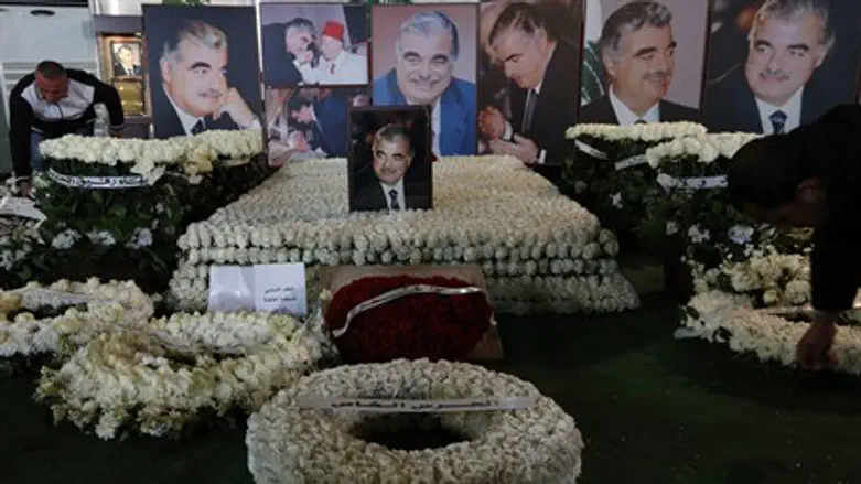 Gravesite of Lebanon's former Prime Minister 