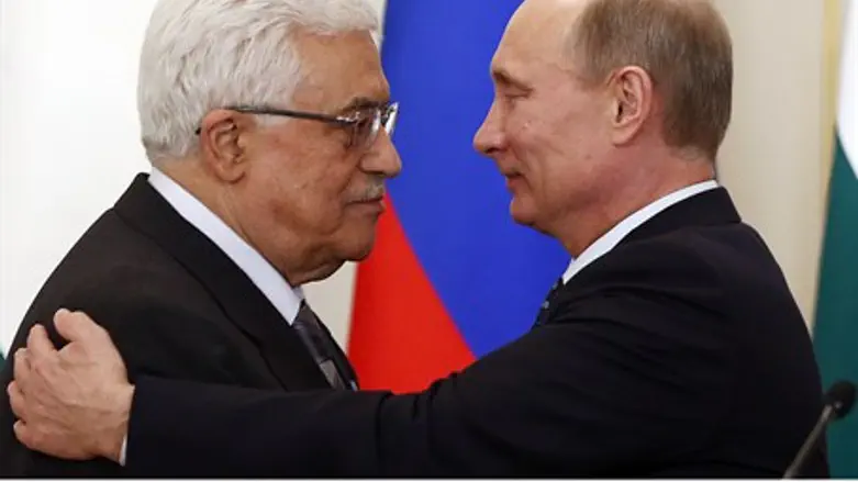 Russian President Putin and PA Chairman Abbas