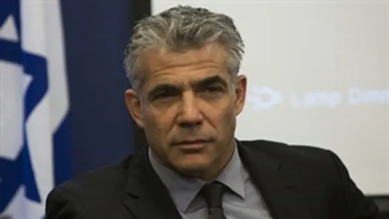 Lapid Talks 'Middle-Class', Walks “2-State Solution”