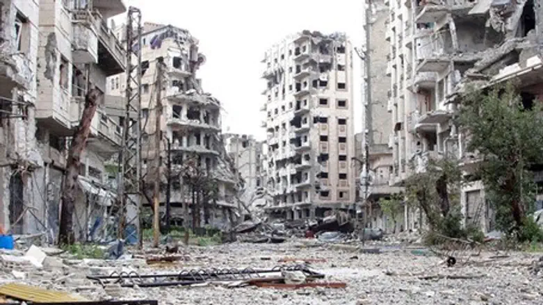 Destruction in Homs (archive)