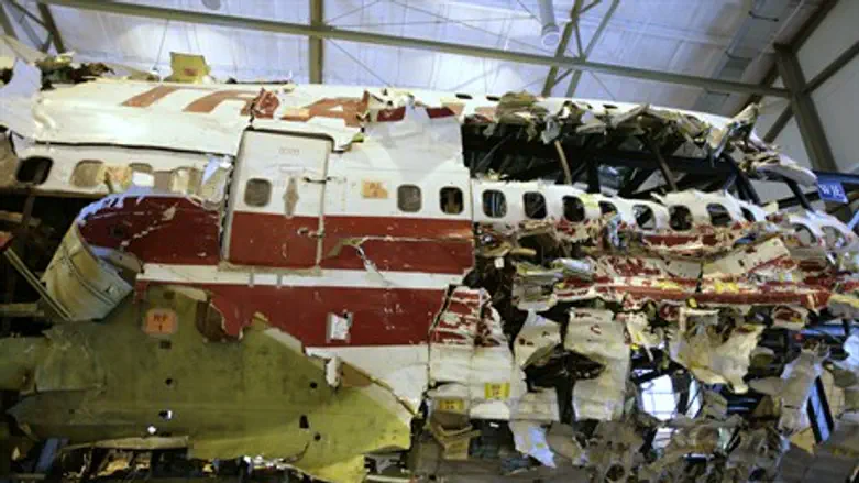 remains of the TWA Flight 800