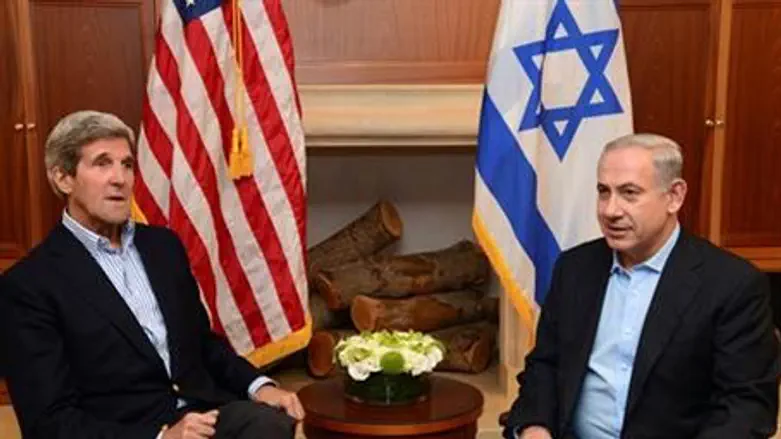 Биньямин Нетаньяху и Джон Керри