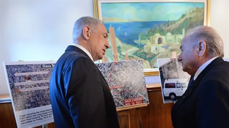 PM Netanyahu meets with FIFA President