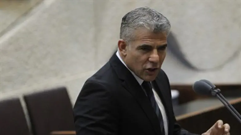 Finance Minister Yair Lapid