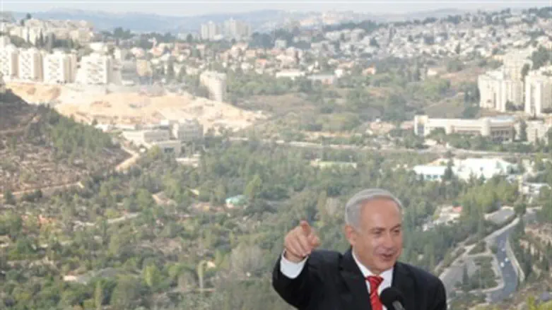 Netanyahu at Gilo, 2012