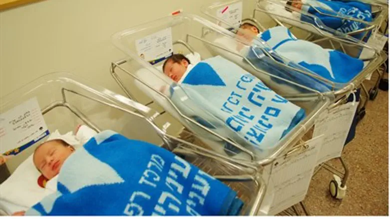 Newborns at Ma'ayanei Hayeshu'a