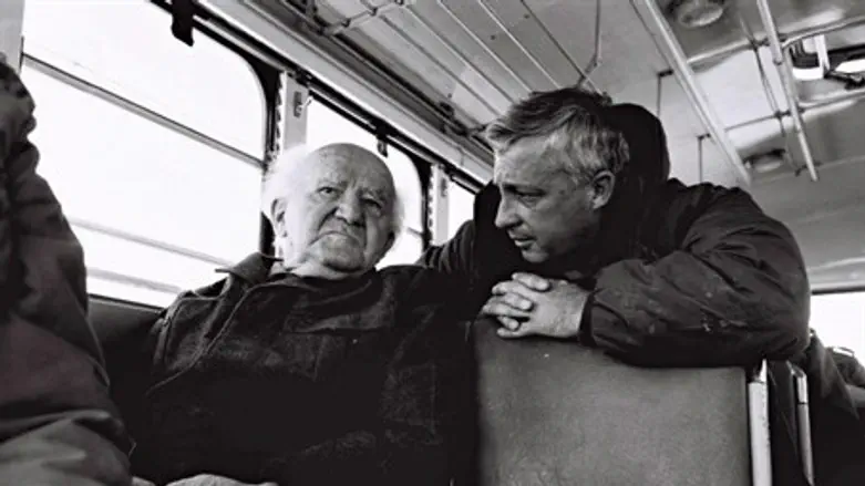 In this 1970 photo, David Ben Gurion (Left) s