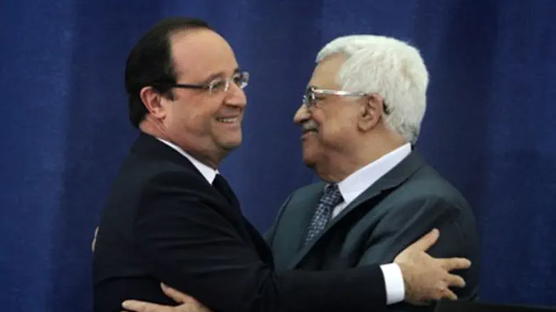 Махмуд Аббас и Франсуа Олланд