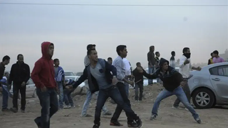 Rioters take part in Bedouin 'Day of Rage'