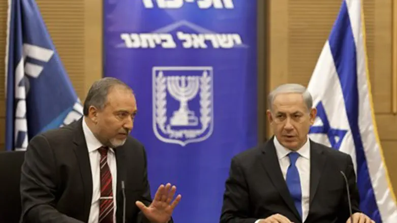 Биньямин Нетаньяху и Авигдор Либерман