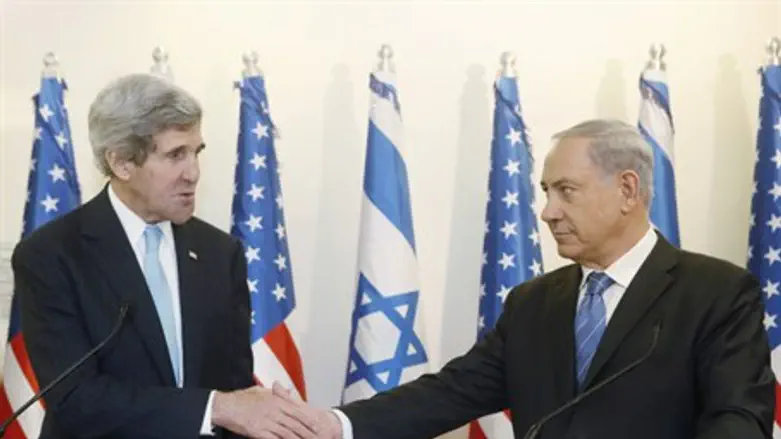 Керри и Нетаньяху (Архив)