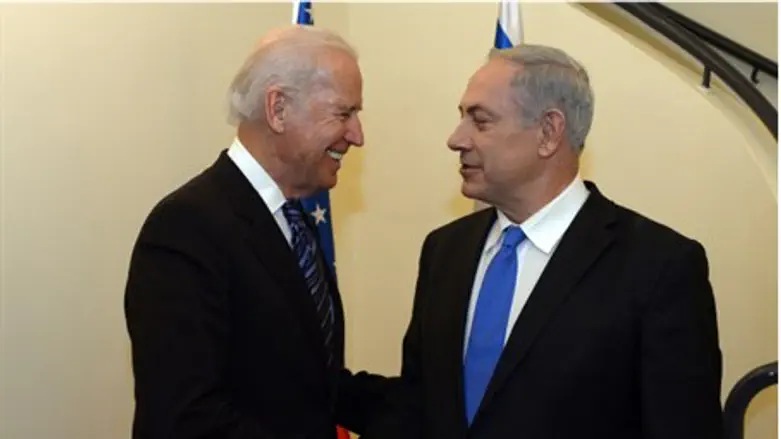 Biden and Netanyahu meet, January 13, 2014