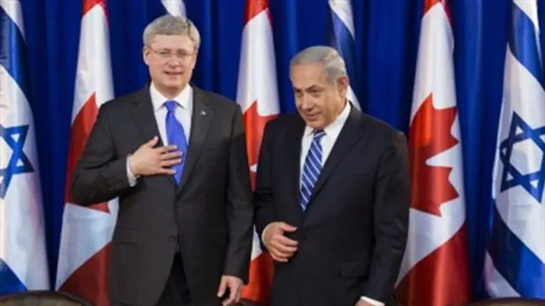Harper with Netanyahu