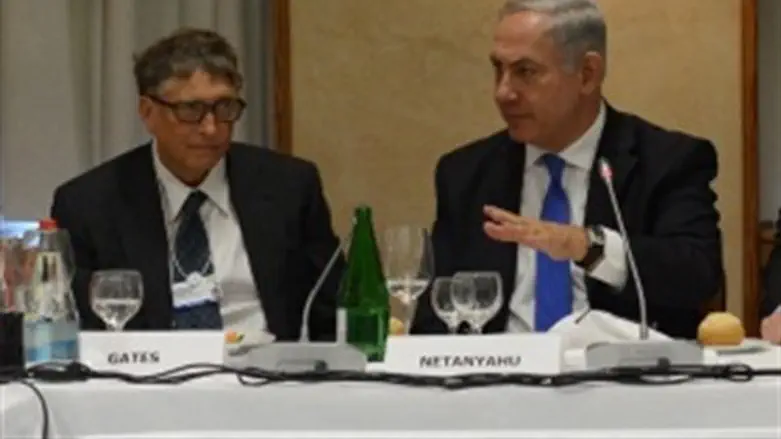 Bill Gates, Netanyahu at Davos