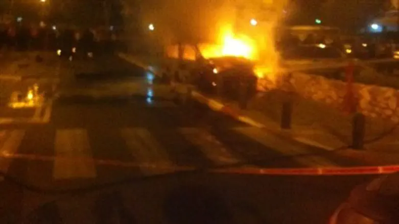 פיצוץ הרכב בתל אביב
