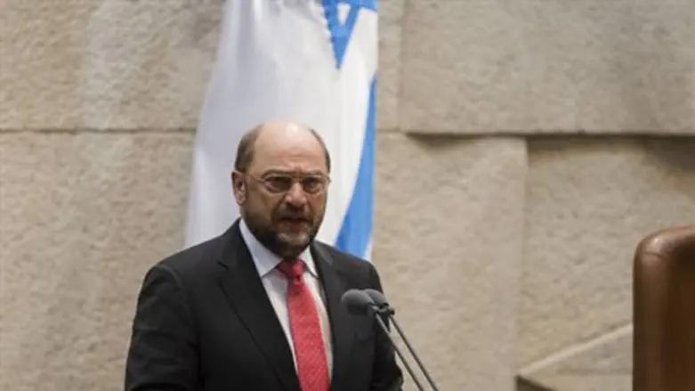 Martin Schulz adresses the Knesset