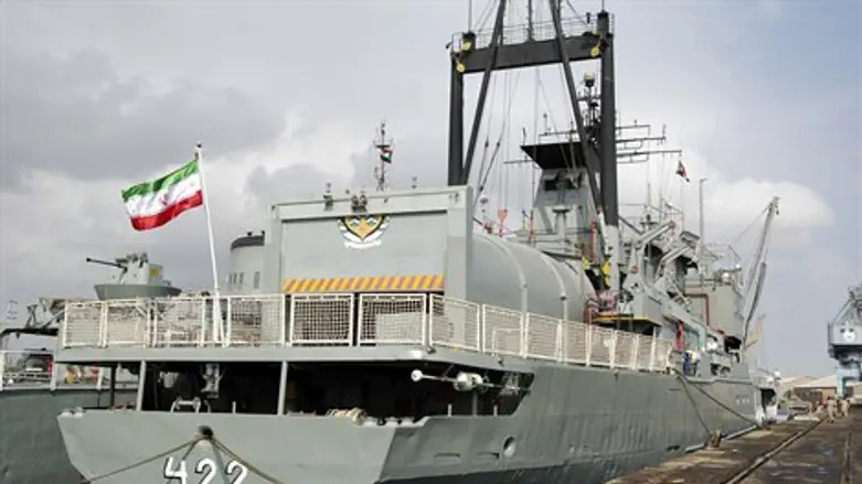 ספינת חיל הים האיראני