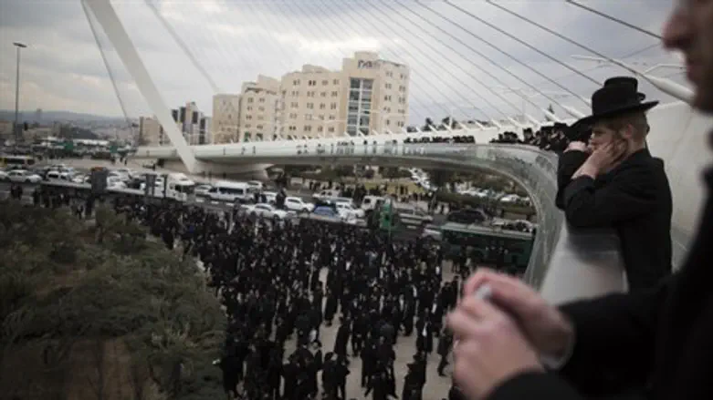 הפגנה חרדית בירושלים