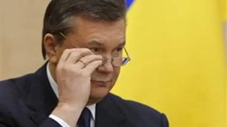 Виктор Янукович на пресс-конференции в Ростов