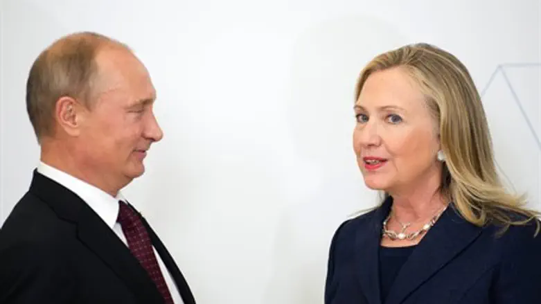 Clinton and Putin in 2012