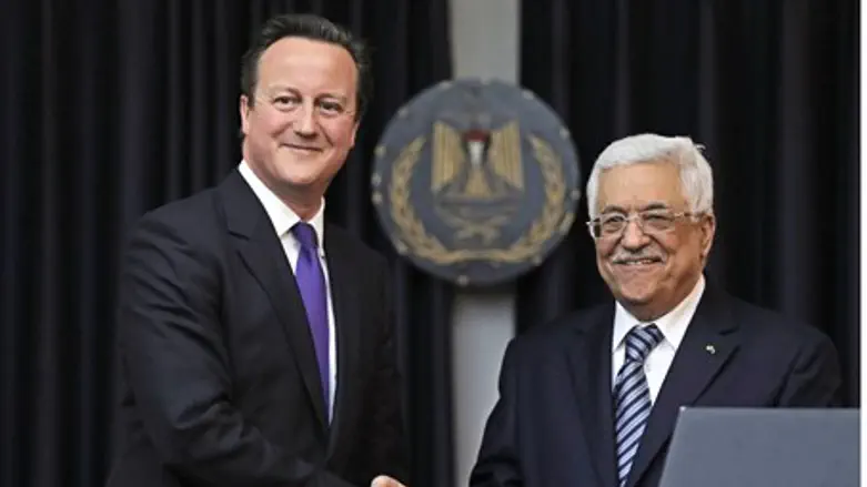 Cameron and Abbas meet in Bethlehem