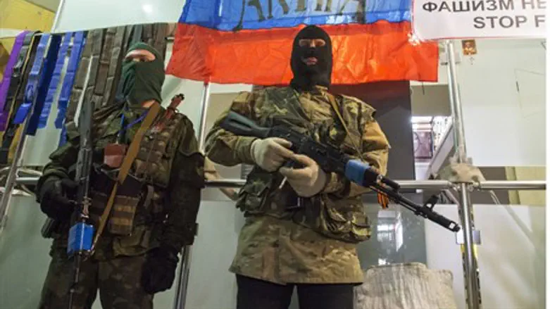 Пророссийские сепаратисты на востоке Украины