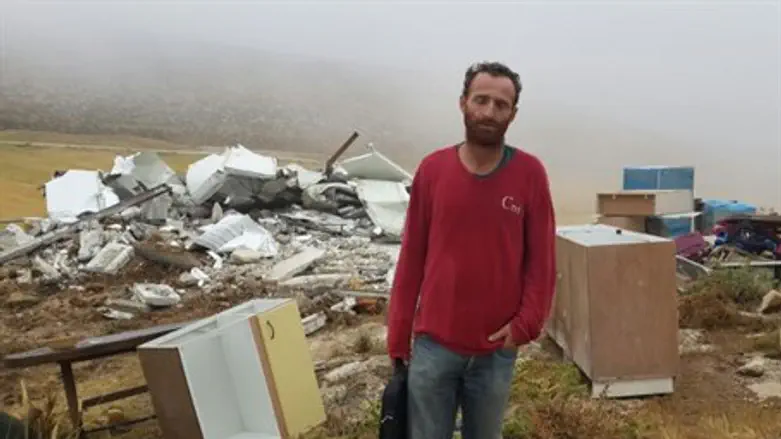 Demolished house  in Neve Erez