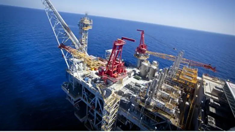 Israeli offshore gas field (file)