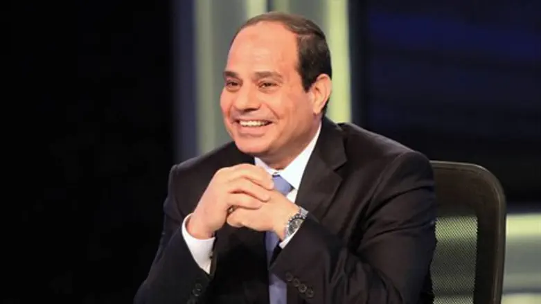 נשיא מצרים אל-סיסי. אופטימי