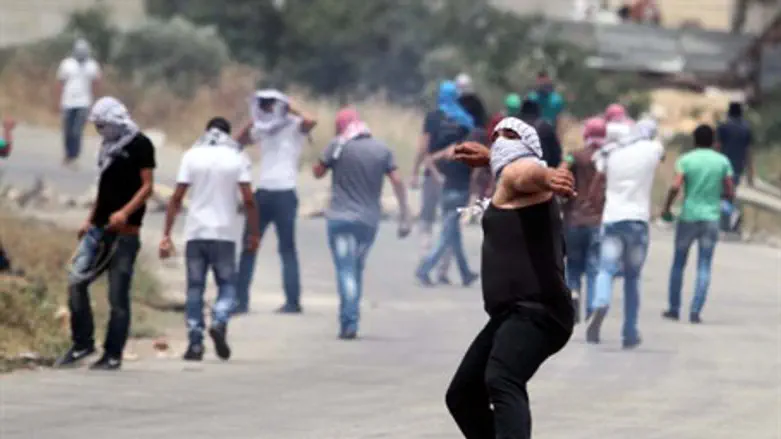 Violent Arab riot (file)