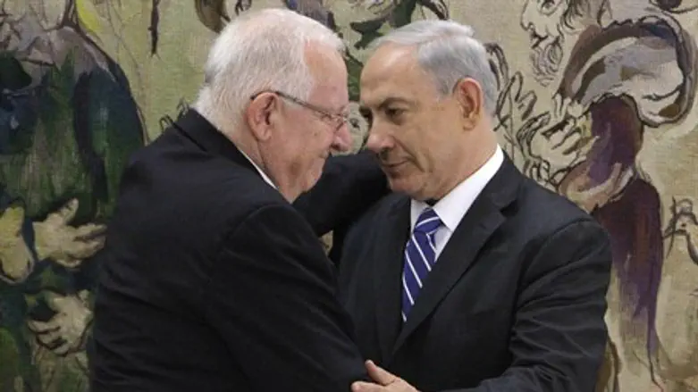 Reuven Rivlin and Binyamin Netanyahu