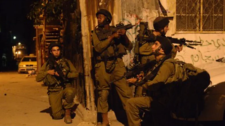 IDF soldiers in Shechem