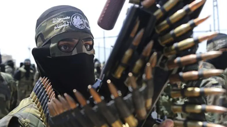Hamas terrorist in Gaza (file)