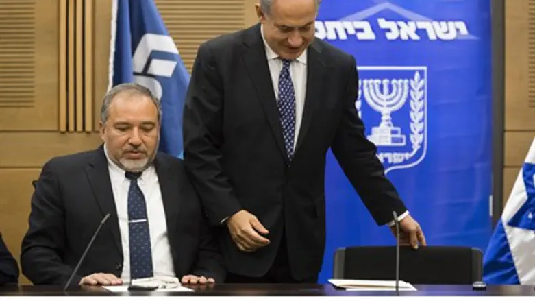 Liberman and Netanyahu