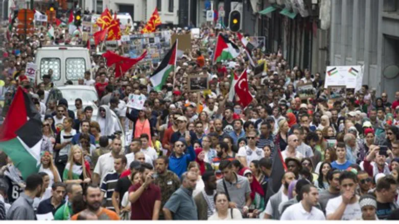 Pro-Palestinian protest (illustrative)