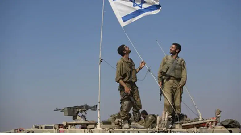 IDF soldiers near Gaza