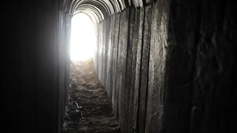Один из тоннелей под сектором Газы