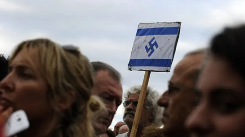 Anti-Israel demos often feature anti-Semitism