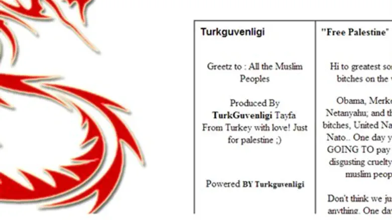 Turkish hacking group "Turkguvenligi claimed 