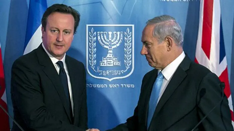 Нетаньяху и Кэмерон (Архив)