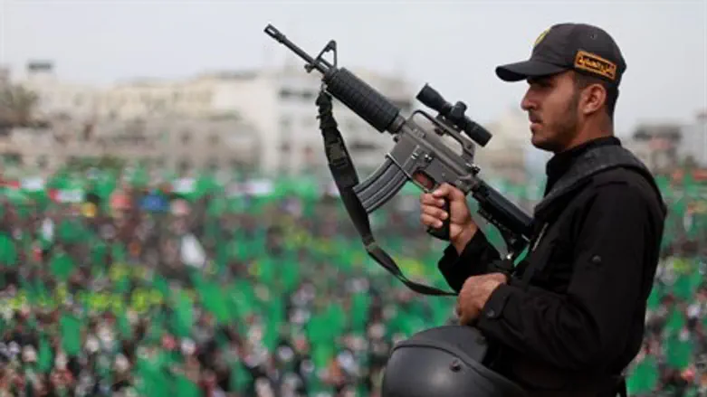 Hamas police in Gaza (file)