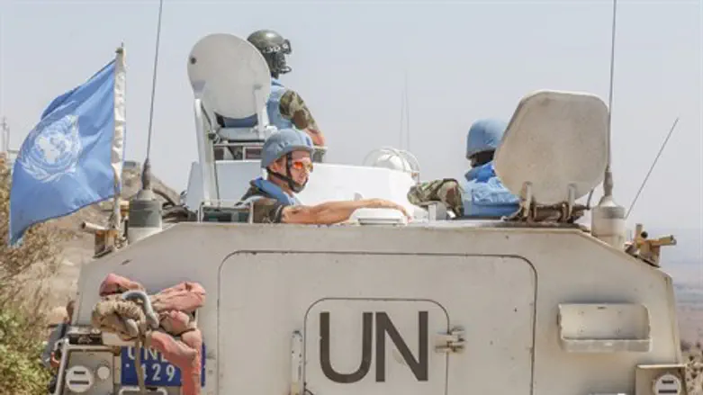 משקיפי האו"ם בגבול סוריה בגולן