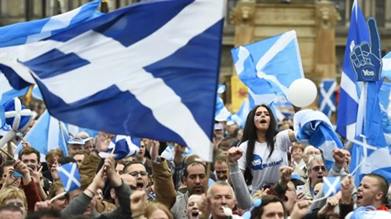 Pro-Scottish independence rally in Glasgow