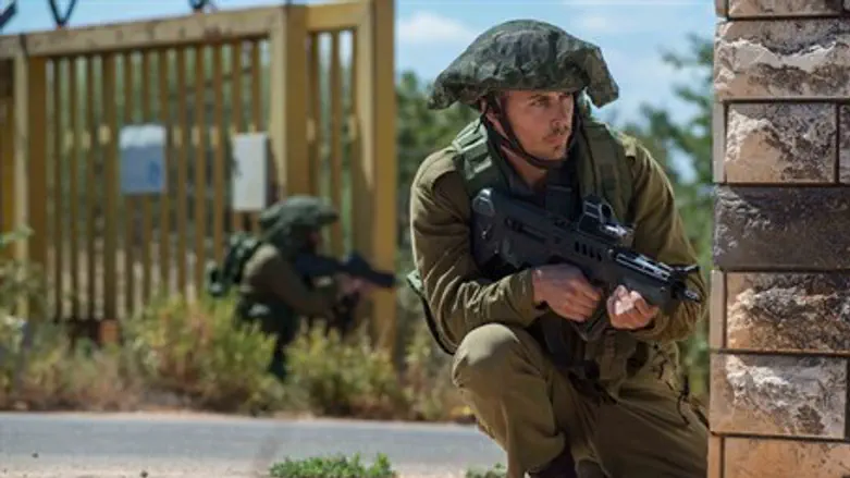 IDF soldiers on Lebanon border (file)