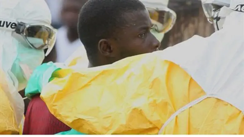 Ebola patient in Liberia (file)