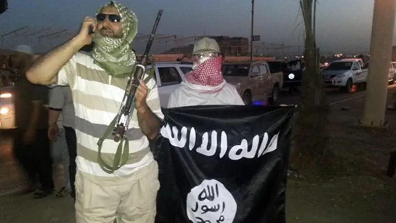 Jihadis from ISIS in Mosul, Iraq