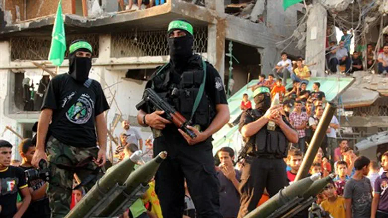 Боевики ХАМАС в секторе Газы. Иллюстрация