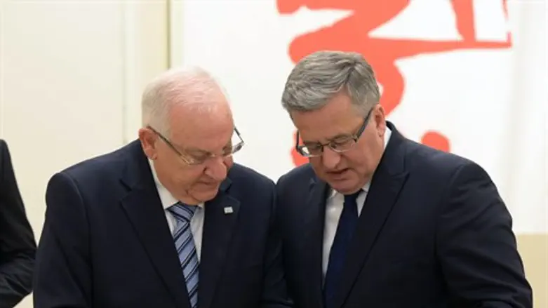 ריבלין עם נשיא פולין