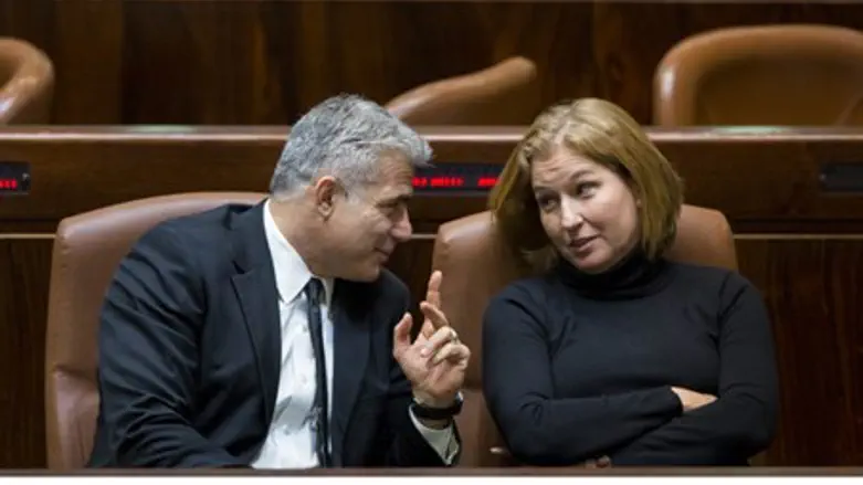 Yair Lapid and Tzipi Livni